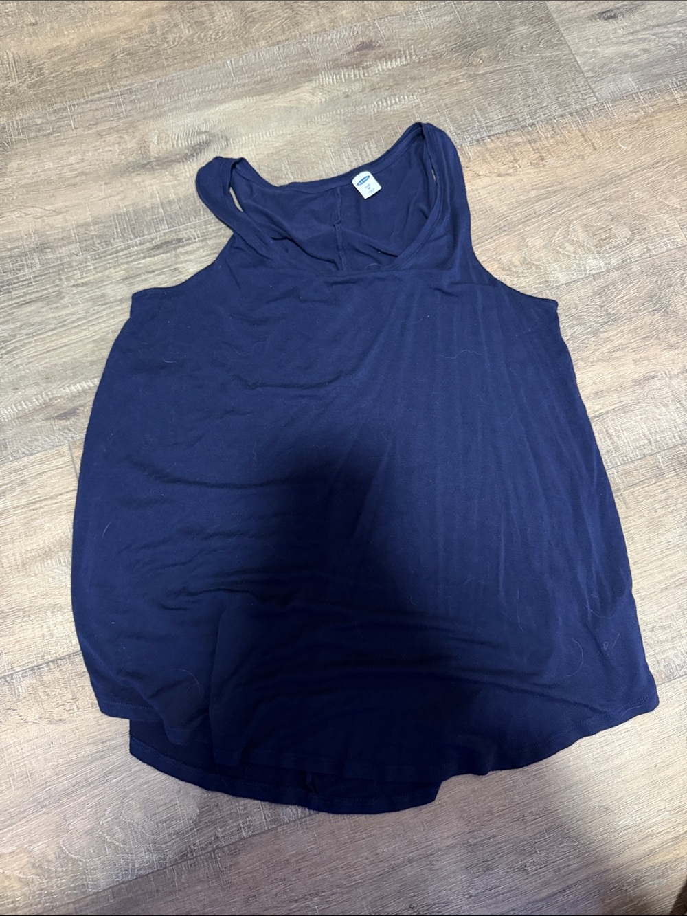 Old Navy Dark Blue Racerback Tank Top